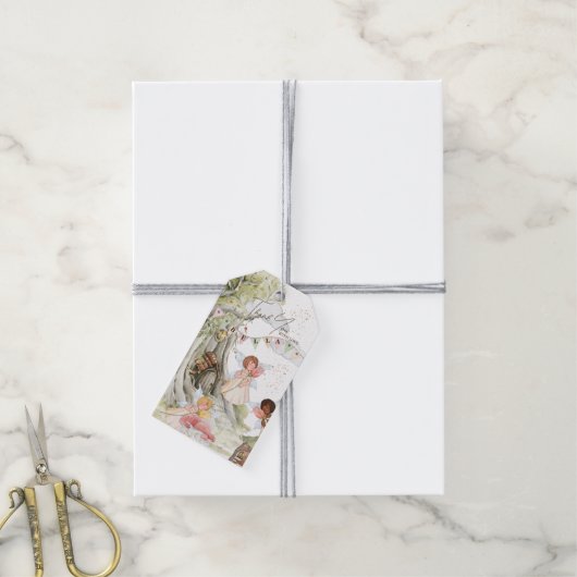 Fairy Birthday Geschenkanhänger (Mit Garn)