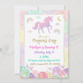 Fairy Birthday Invitation Whimsical Magical Party Einladung (Vorderseite)