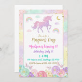 Fairy Birthday Invitation Whimsical Magical Party Einladung (Vorne/Hinten)