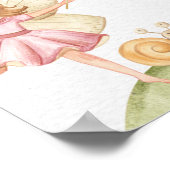 Fairy Birthday Meilstone Chart Geburtstagskarte Poster (Ecke)