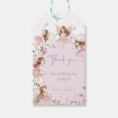 Fairy Birthday Party Geschenkanhänger (Vorderseite)