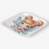 Fairy Birthday Party Pappteller (Gewinkelt)