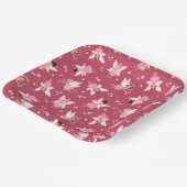 Fairy Birthday Party Pink Pappteller (Gewinkelt)