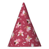 Fairy Birthday Party Pink Partyhütchen (Rechts)