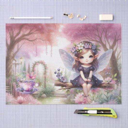 Fairy Birthday Party Seidenpapier (Handwerk)