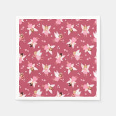 Fairy Birthday Party Serviette (Vorderseite)