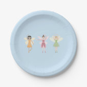 Fairy Birthday Plate Pappteller (Vorderseite)