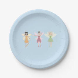 Fairy Birthday Plate Pappteller