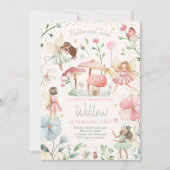 Fairy Birthday Whimsical Princess Fairy Birthday Einladung (Vorderseite)