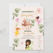 Fairy Birthday Whimsical Princess Fairy Birthday Einladung (Vorderseite)