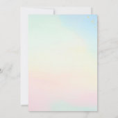 Fairy Birthday Whimsical Princess Girl Einladung (Rückseite)