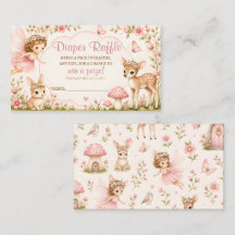 Fairy Blossom Wishes Windel-Raffel-Ticket