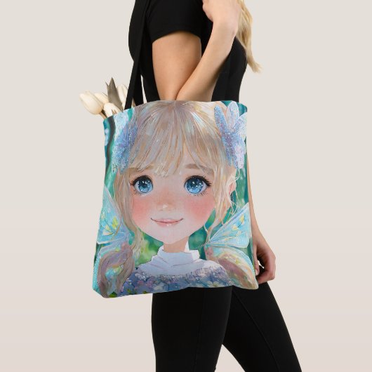 Fairy Blue Farben Kunstdekoration Tasche (Von Nahem)