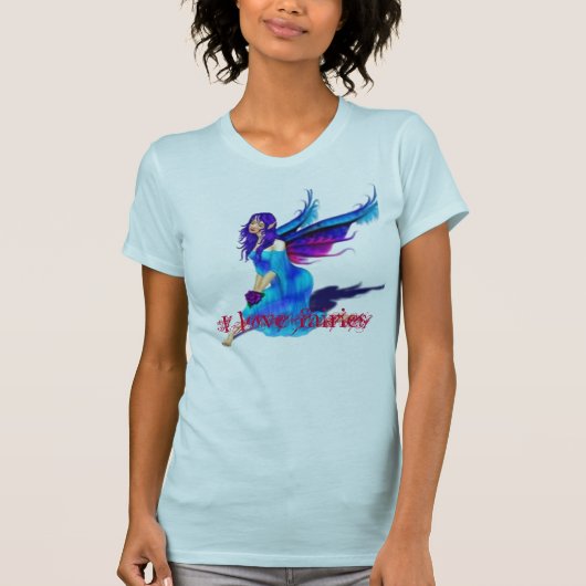 fairy-blue_gif, i-Liebefeen T-Shirt (Vorderseite)