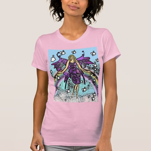 Fairy Blue Version Zwei  T-Shirt (Vorderseite)