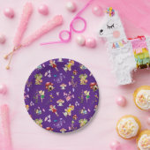 Fairy Blume Butterfly Pilz Lila Themed Pappteller (Party)