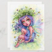 Fairy Blume Crown Niedlich Girl Fantasy Kunst, Dic (Vorne/Hinten)