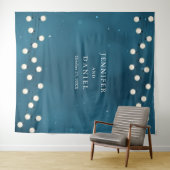 Fairy Bokeh String Lights Garland Wedding Backdrop Wandteppich (Beispiel (Horizontal))