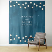 Fairy Bokeh String Lights Garland Wedding Backdrop Wandteppich (Beispiel)