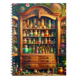 Fairy Botanical Cabinet Enchanted Elixirs  Notizblock