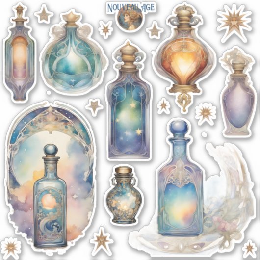Fairy Bottle Sticker Sheet (Vorderseite)