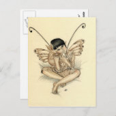 Fairy Boy Bunny Postcard Postkarte (Vorne/Hinten)