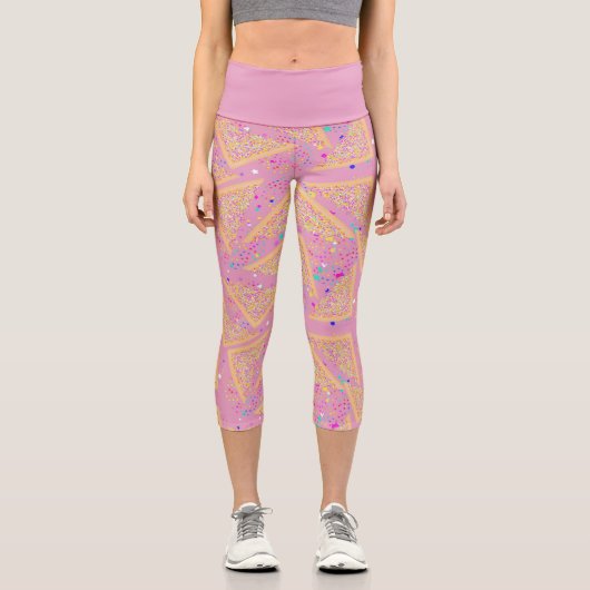 Fairy Bread Capri Leggings (Vorderseite)