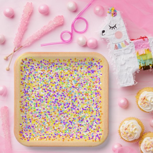 Fairy Bread Pappteller (Party)