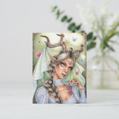 Fairy Bride Postkarte (Stehend Vorderseite)