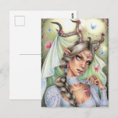 Fairy Bride Postkarte (Vorne/Hinten)