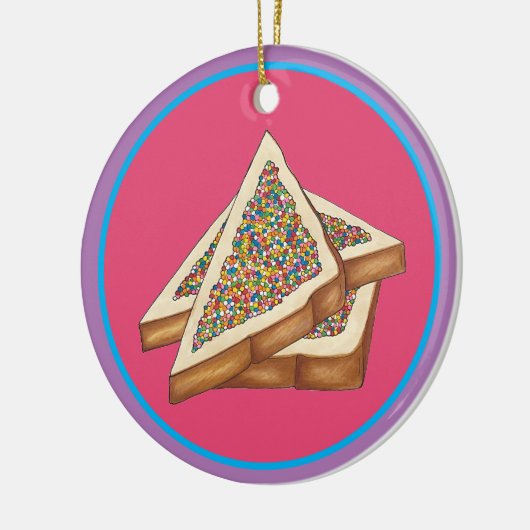 Fairy Brot Hunderttausende australische Lebensmitt Keramik Ornament (Links)