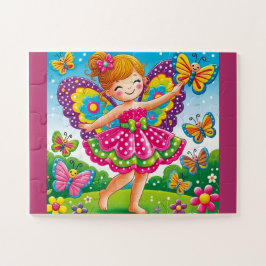 "FAIRY & BUTTERFLIES" JIGSAW PUZZLE