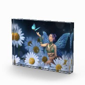 Fairy Butterfly and Daisies Fotoblock (Rechts)