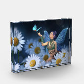 Fairy Butterfly and Daisies Fotoblock (Links)