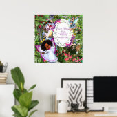 Fairy Butterfly Baby Girl Poster (Heimbüro)