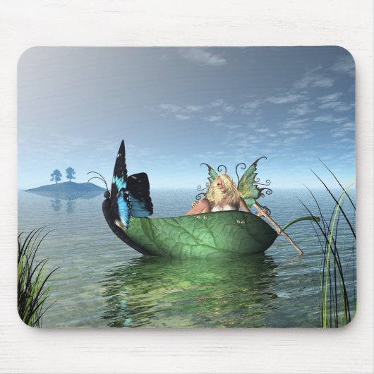 Fairy Butterfly Boat Mousepad (Vorne)