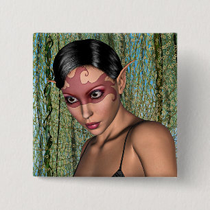 Fairy Butterfly Button