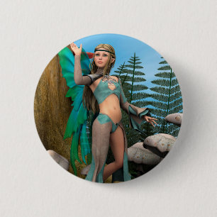 Fairy Butterfly Button