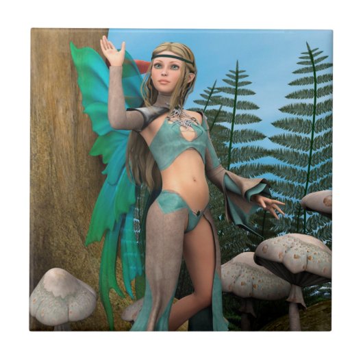 Fairy Butterfly Fliese (Vorderseite)