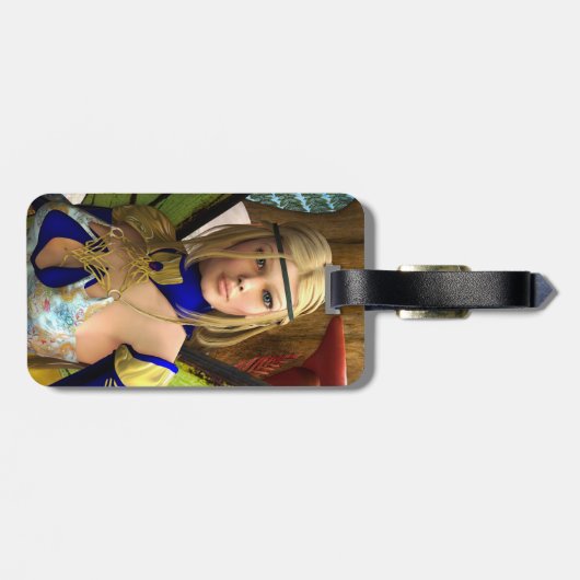 Fairy Butterfly Gepäckanhänger (Rückseite horizontal)