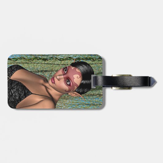 Fairy Butterfly Gepäckanhänger (Rückseite horizontal)