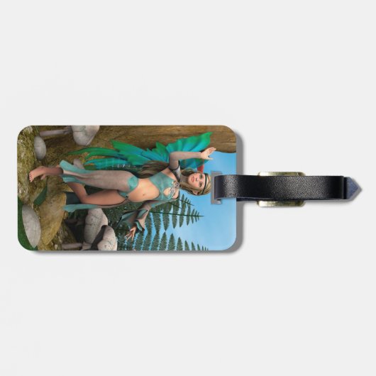 Fairy Butterfly Gepäckanhänger (Rückseite horizontal)