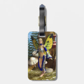 Fairy Butterfly Gepäckanhänger (Rückseite vertikal)
