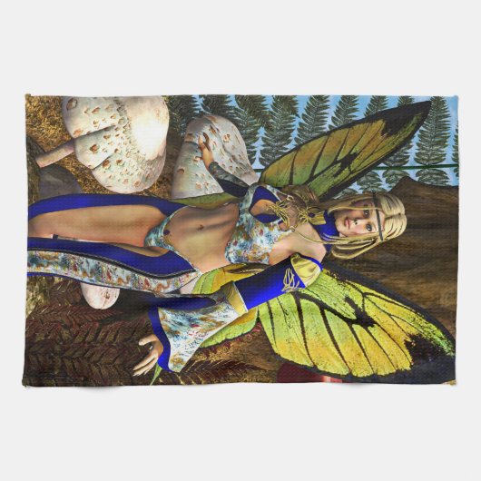 Fairy Butterfly Handtuch (Horizontal)