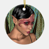 Fairy Butterfly Keramikornament (Vorne)