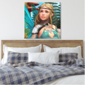Fairy Butterfly Leinwanddruck (Insitu (Schlafzimmer))