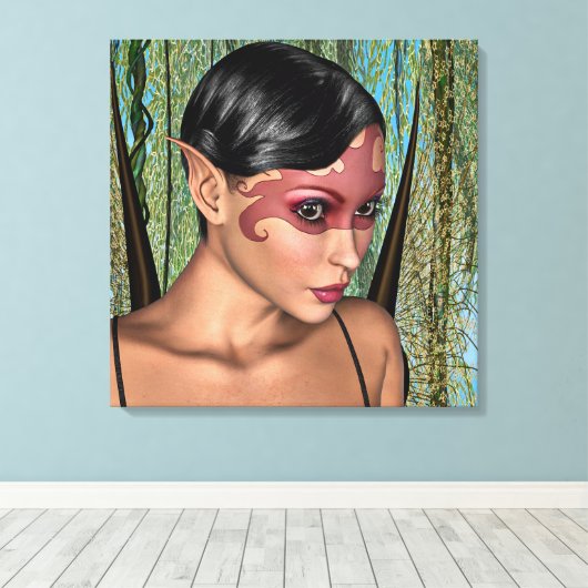 Fairy Butterfly Leinwanddruck (Insitu (Holzboden))