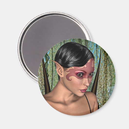 Fairy Butterfly Magnet (Vorderseite/Rückseite)