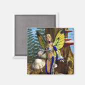 Fairy Butterfly Magnet (Vorderseite/Rückseite)