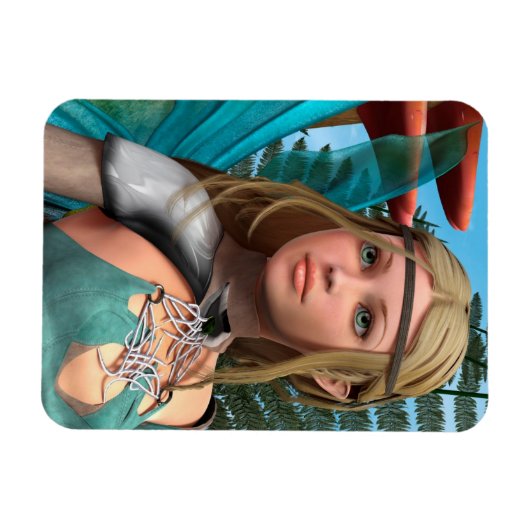 Fairy Butterfly Magnet (Horizontal)